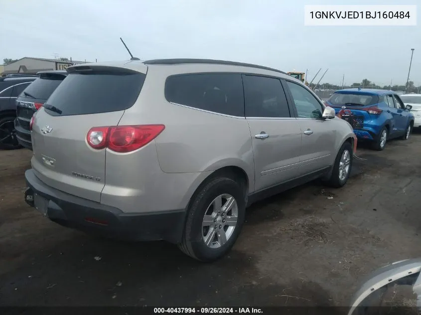 2011 Chevrolet Traverse 2Lt VIN: 1GNKVJED1BJ160484 Lot: 40437994