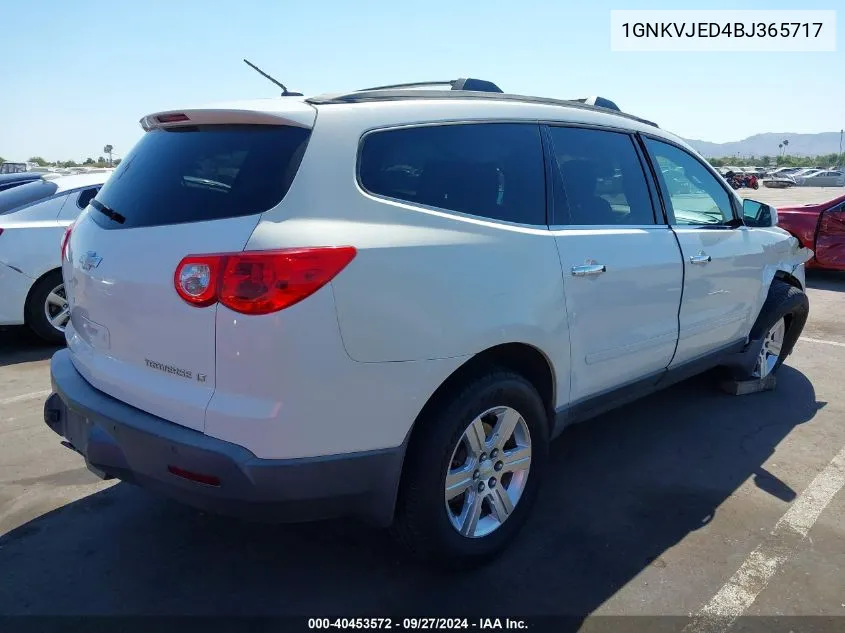 1GNKVJED4BJ365717 2011 Chevrolet Traverse 2Lt