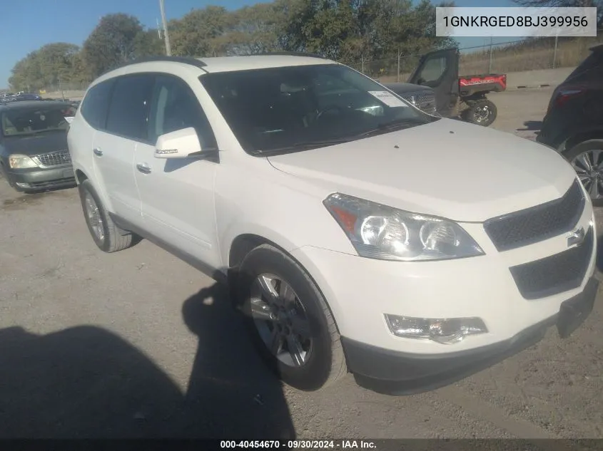 2011 Chevrolet Traverse Lt VIN: 1GNKRGED8BJ399956 Lot: 40454670