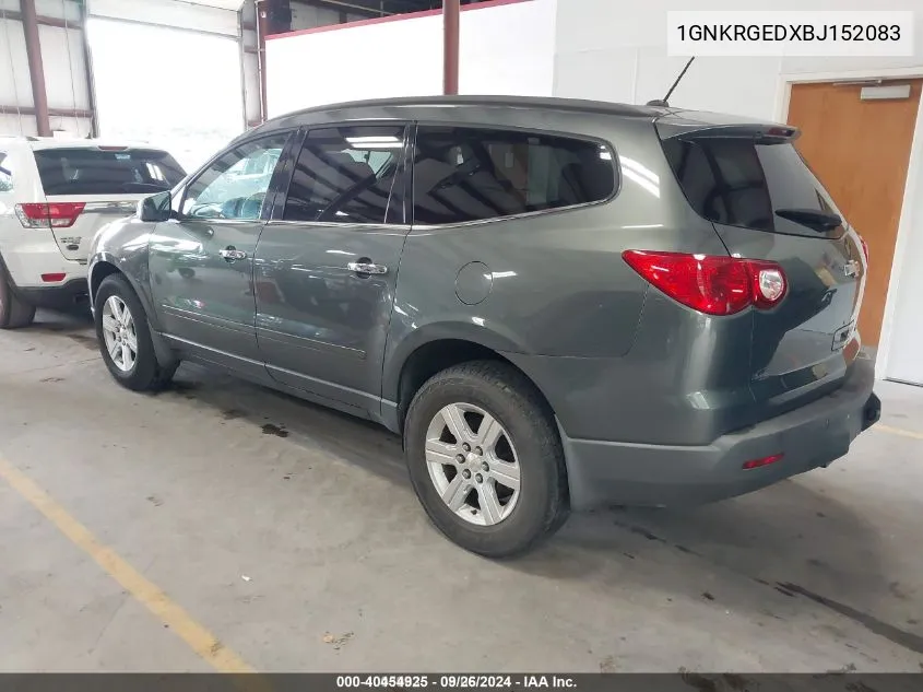 2011 Chevrolet Traverse 1Lt VIN: 1GNKRGEDXBJ152083 Lot: 40454925