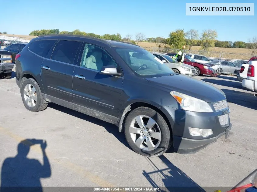 2011 Chevrolet Traverse Ltz VIN: 1GNKVLED2BJ370510 Lot: 40487954