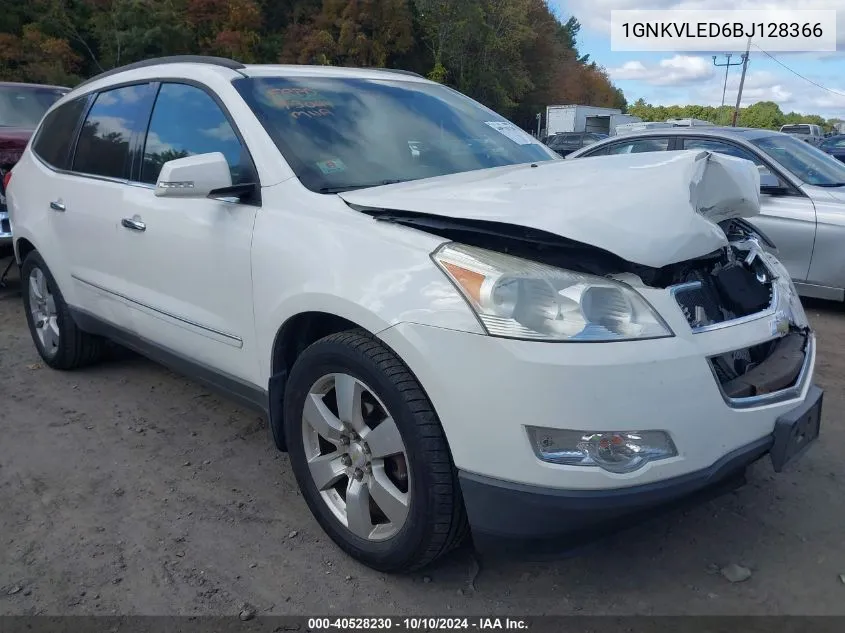 2011 Chevrolet Traverse Ltz VIN: 1GNKVLED6BJ128366 Lot: 40528230