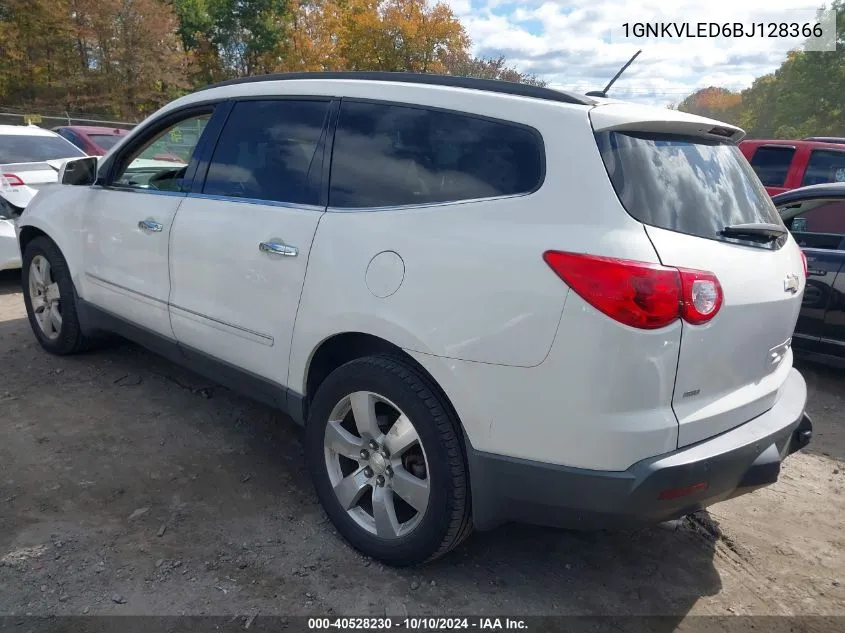 2011 Chevrolet Traverse Ltz VIN: 1GNKVLED6BJ128366 Lot: 40528230