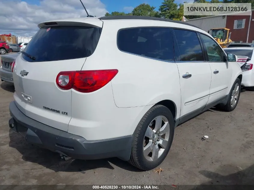 2011 Chevrolet Traverse Ltz VIN: 1GNKVLED6BJ128366 Lot: 40528230