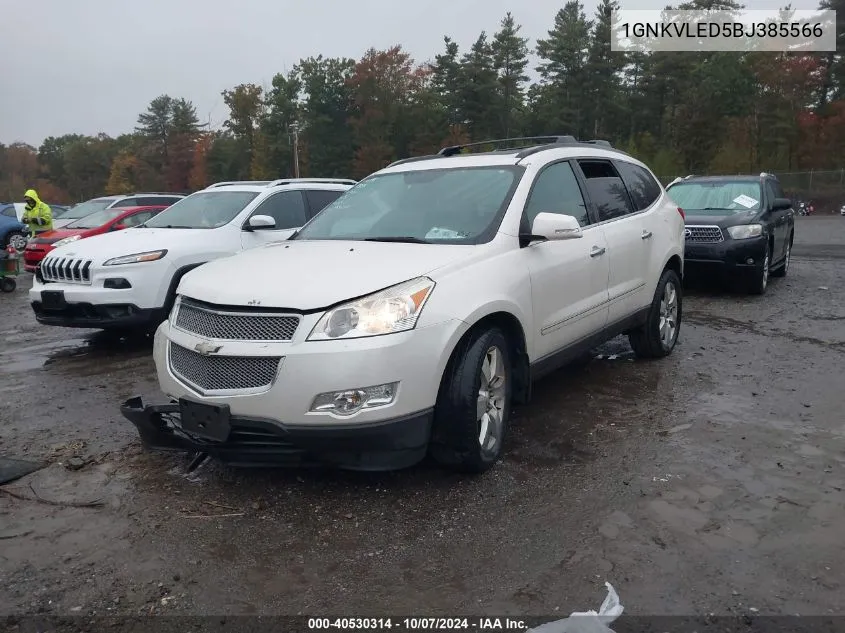 2011 Chevrolet Traverse Ltz VIN: 1GNKVLED5BJ385566 Lot: 40530314