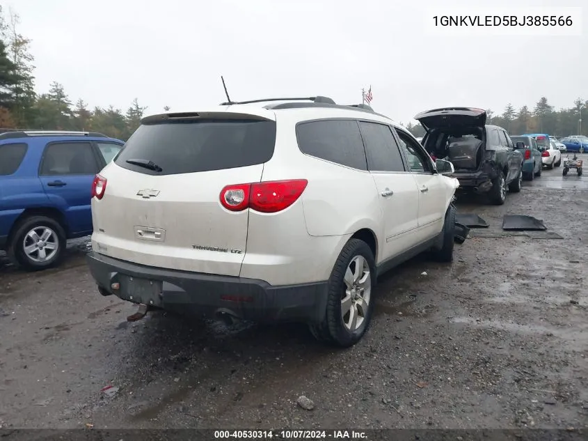 2011 Chevrolet Traverse Ltz VIN: 1GNKVLED5BJ385566 Lot: 40530314