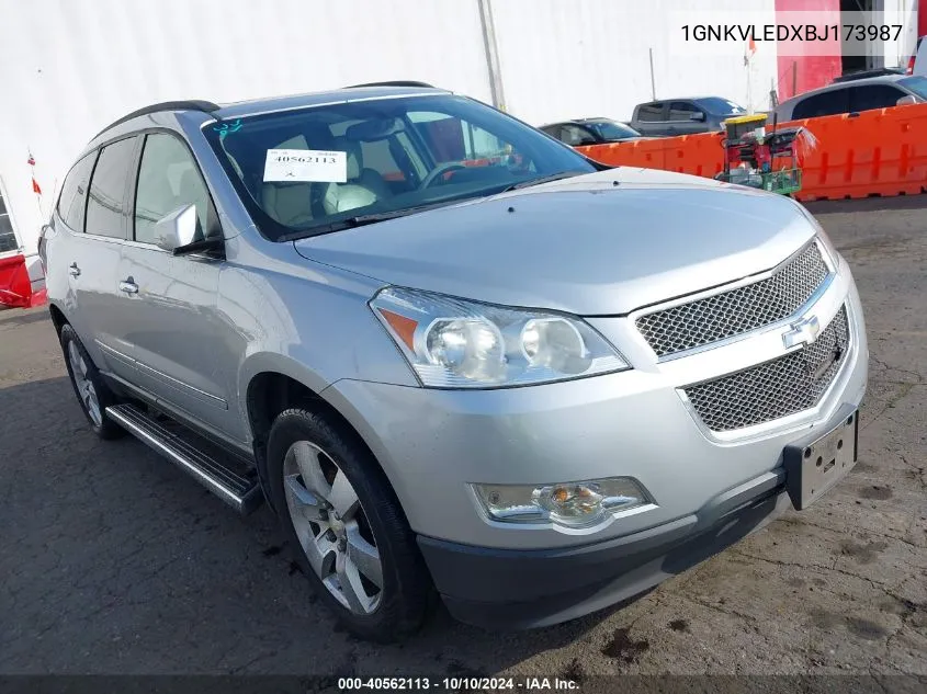 1GNKVLEDXBJ173987 2011 Chevrolet Traverse Ltz