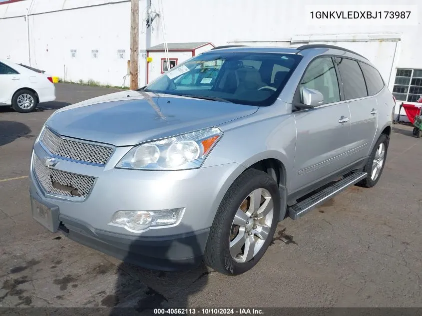 2011 Chevrolet Traverse Ltz VIN: 1GNKVLEDXBJ173987 Lot: 40562113