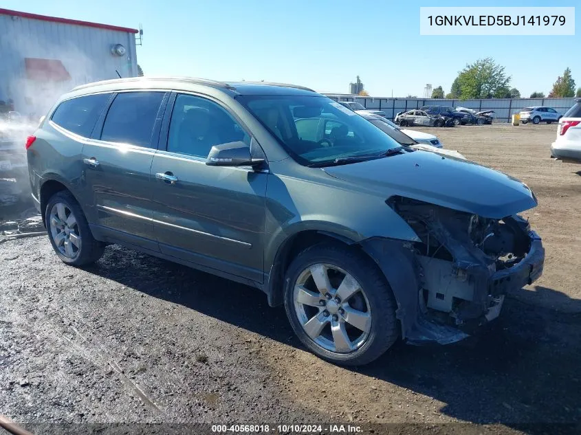 2011 Chevrolet Traverse Ltz VIN: 1GNKVLED5BJ141979 Lot: 40568018