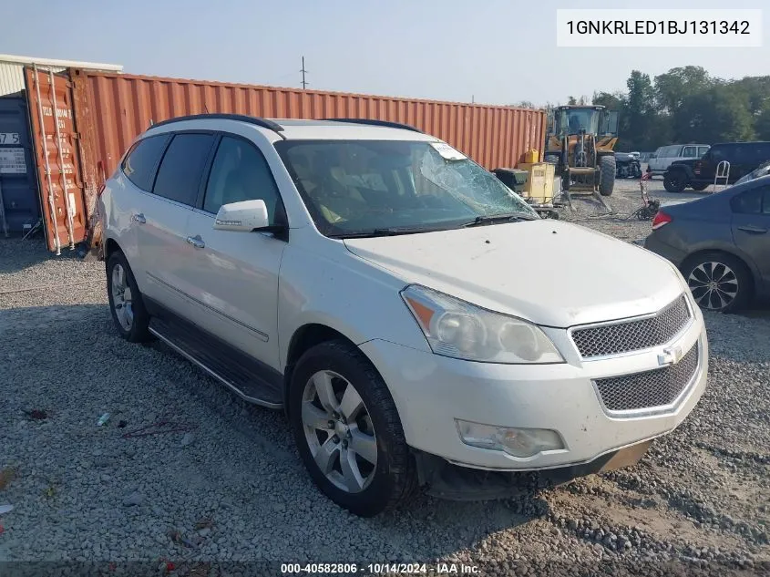 2011 Chevrolet Traverse Ltz VIN: 1GNKRLED1BJ131342 Lot: 40582806