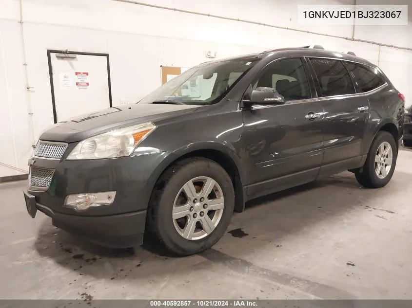 2011 Chevrolet Traverse 2Lt VIN: 1GNKVJED1BJ323067 Lot: 40592857