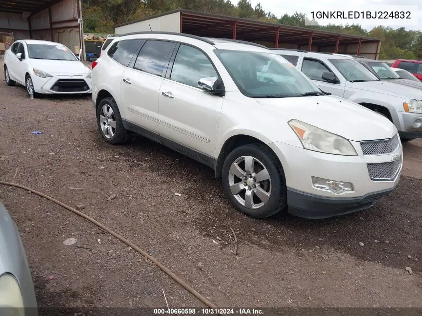 2011 Chevrolet Traverse Ltz VIN: 1GNKRLED1BJ224832 Lot: 40660598