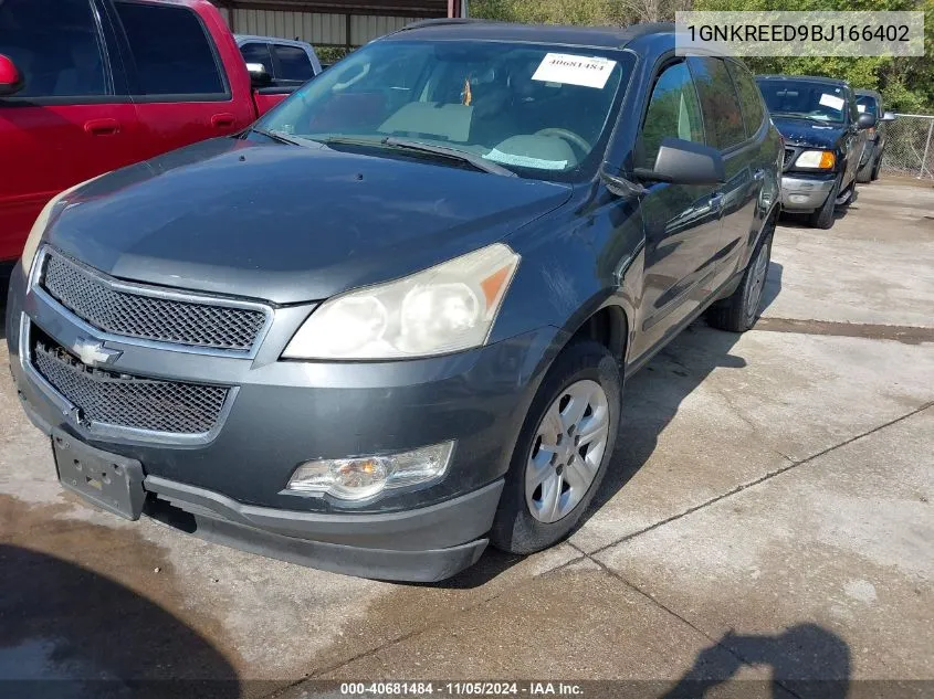 2011 Chevrolet Traverse Ls VIN: 1GNKREED9BJ166402 Lot: 40681484