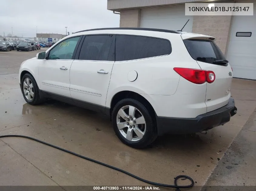 2011 Chevrolet Traverse Ltz VIN: 1GNKVLED1BJ125147 Lot: 40713903