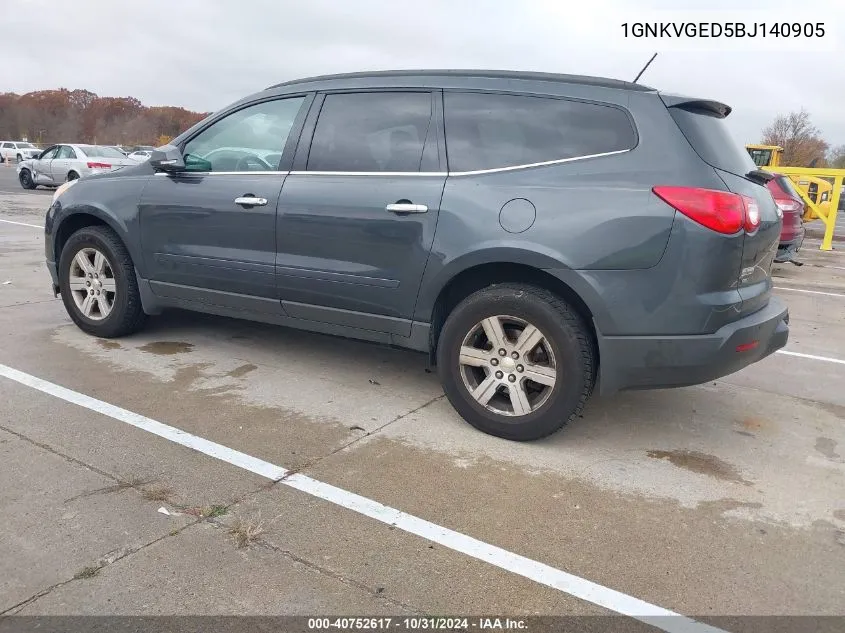 2011 Chevrolet Traverse 1Lt VIN: 1GNKVGED5BJ140905 Lot: 40752617