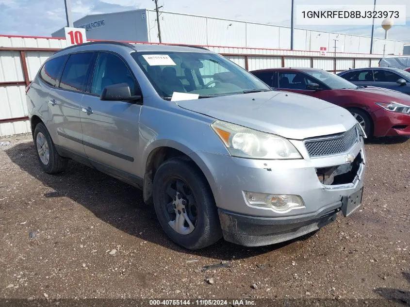 2011 Chevrolet Traverse Ls VIN: 1GNKRFED8BJ323973 Lot: 40755144