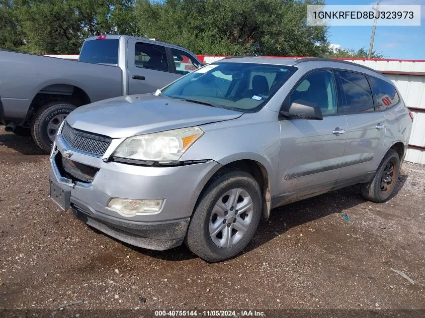 2011 Chevrolet Traverse Ls VIN: 1GNKRFED8BJ323973 Lot: 40755144