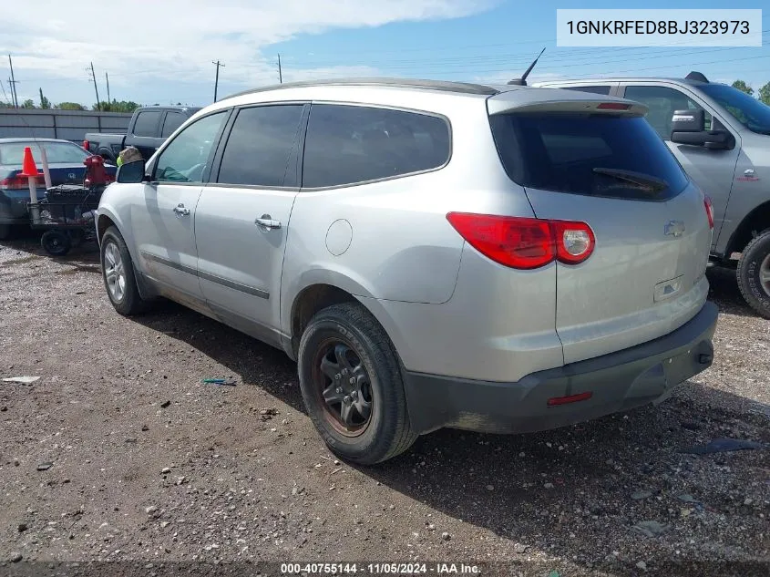 2011 Chevrolet Traverse Ls VIN: 1GNKRFED8BJ323973 Lot: 40755144