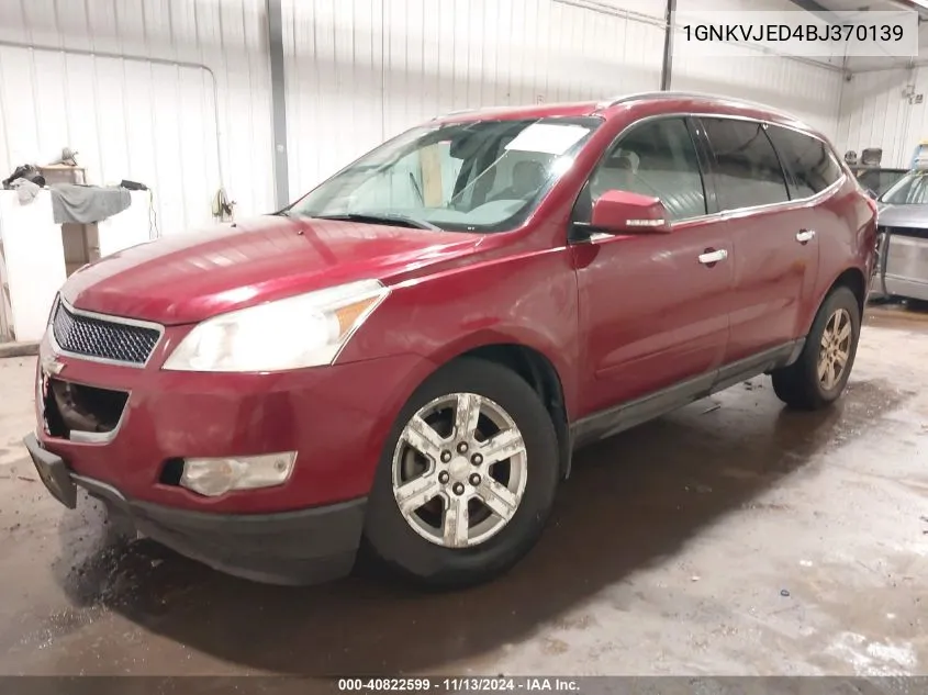 2011 Chevrolet Traverse 2Lt VIN: 1GNKVJED4BJ370139 Lot: 40822599