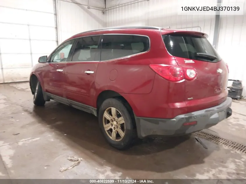 2011 Chevrolet Traverse 2Lt VIN: 1GNKVJED4BJ370139 Lot: 40822599