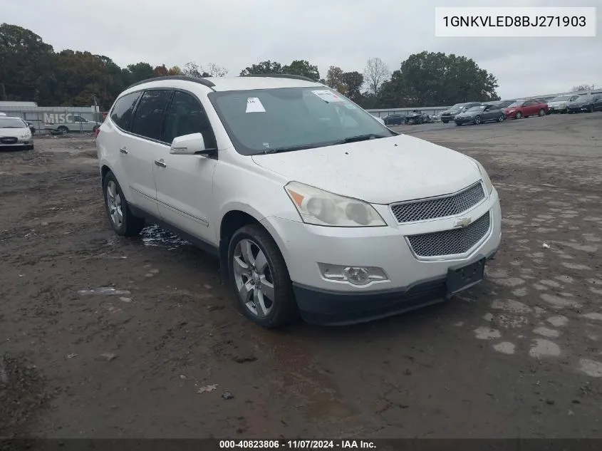 2011 Chevrolet Traverse Ltz VIN: 1GNKVLED8BJ271903 Lot: 40823806