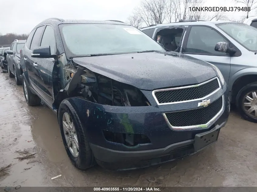 2011 Chevrolet Traverse 1Lt VIN: 1GNKRGED9BJ379488 Lot: 40903555