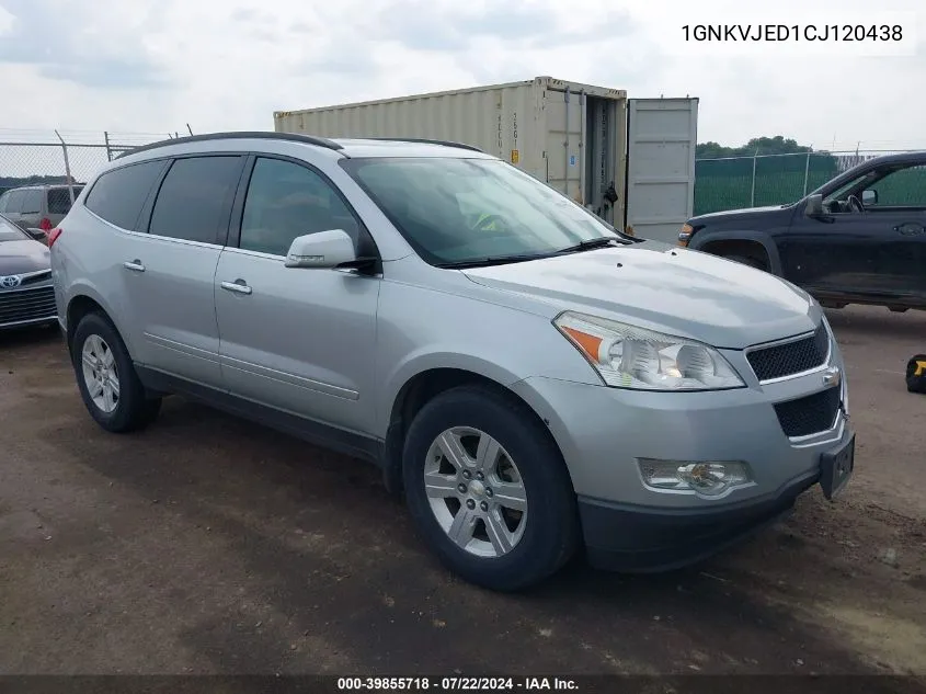 2012 Chevrolet Traverse 2Lt VIN: 1GNKVJED1CJ120438 Lot: 39855718