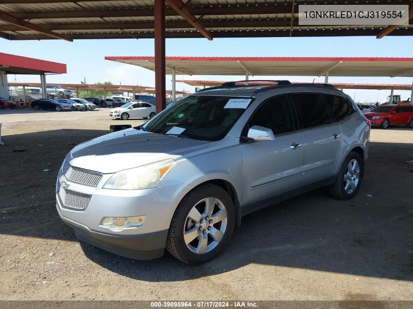 2012 Chevrolet Traverse Ltz VIN: 1GNKRLED1CJ319554 Lot: 39895964