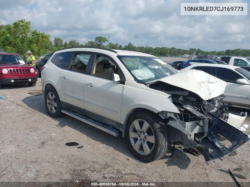 2012 Chevrolet Traverse Ltz VIN: 1GNKRLED7CJ169773 Lot: 40054754