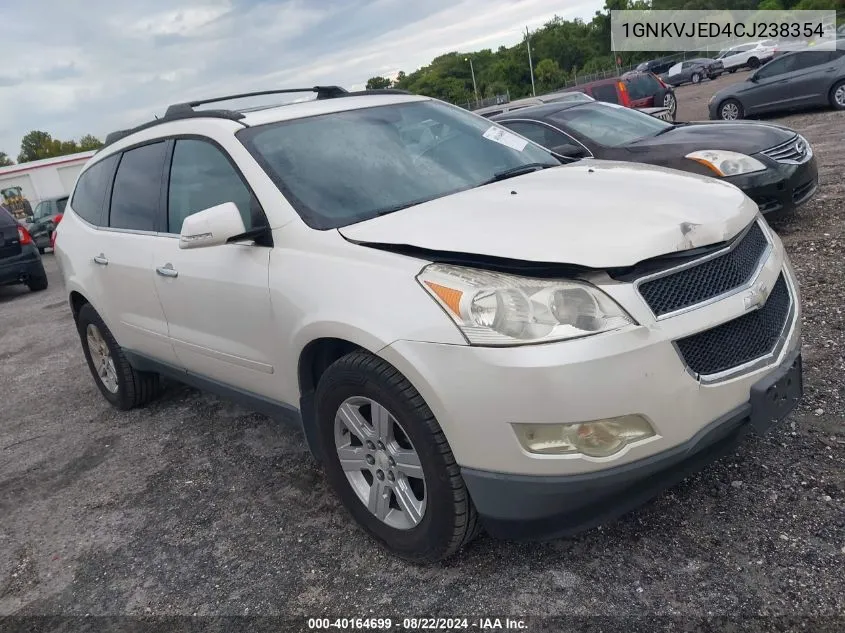 1GNKVJED4CJ238354 2012 Chevrolet Traverse 2Lt