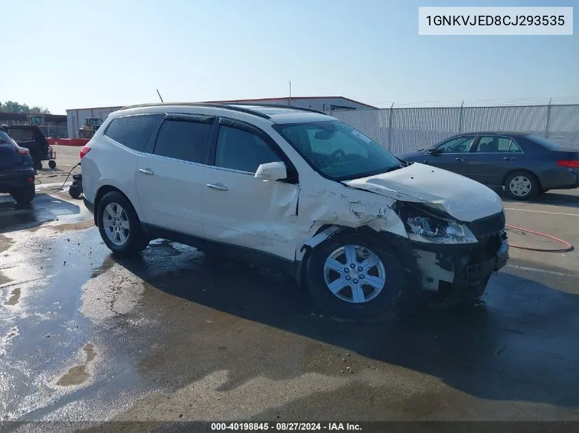 1GNKVJED8CJ293535 2012 Chevrolet Traverse 2Lt