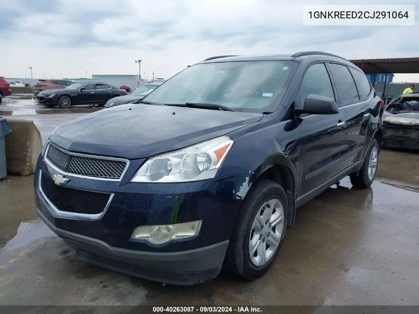 2012 Chevrolet Traverse Ls VIN: 1GNKREED2CJ291064 Lot: 40263087