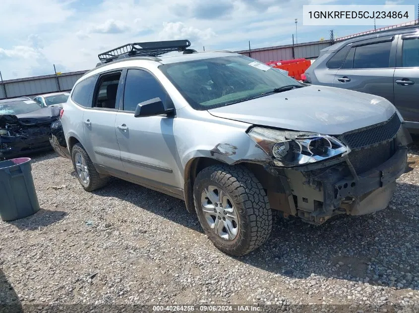 2012 Chevrolet Traverse Ls VIN: 1GNKRFED5CJ234864 Lot: 40264256