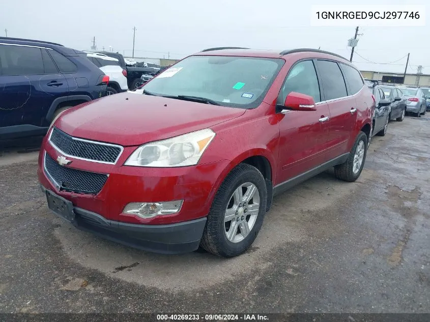 2012 Chevrolet Traverse 1Lt VIN: 1GNKRGED9CJ297746 Lot: 40269233