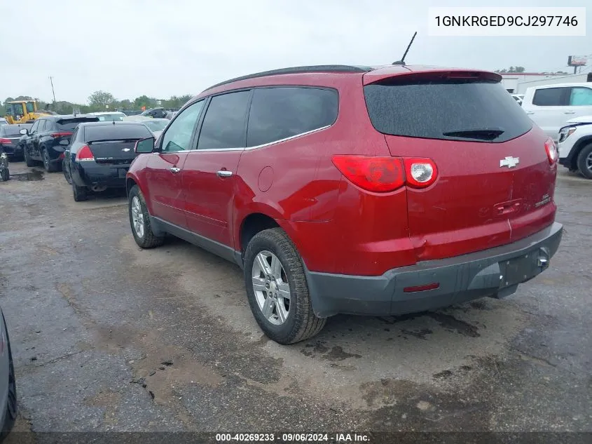 2012 Chevrolet Traverse 1Lt VIN: 1GNKRGED9CJ297746 Lot: 40269233