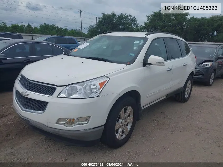 2012 Chevrolet Traverse 2Lt VIN: 1GNKRJED1CJ405323 Lot: 40273482