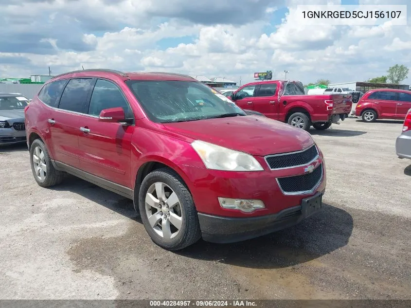 1GNKRGED5CJ156107 2012 Chevrolet Traverse 1Lt