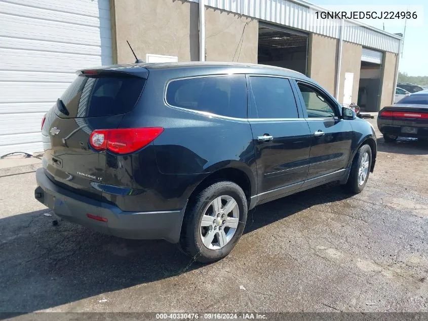 2012 Chevrolet Traverse 2Lt VIN: 1GNKRJED5CJ224936 Lot: 40330476