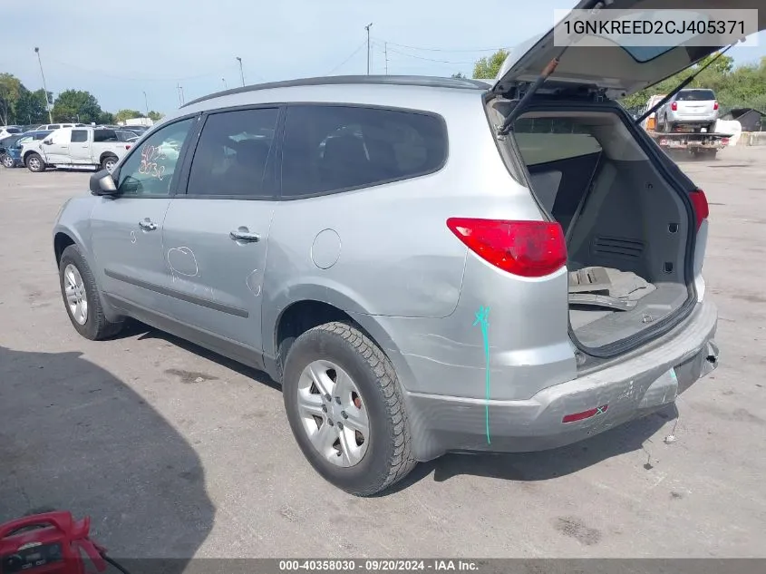 1GNKREED2CJ405371 2012 Chevrolet Traverse Ls