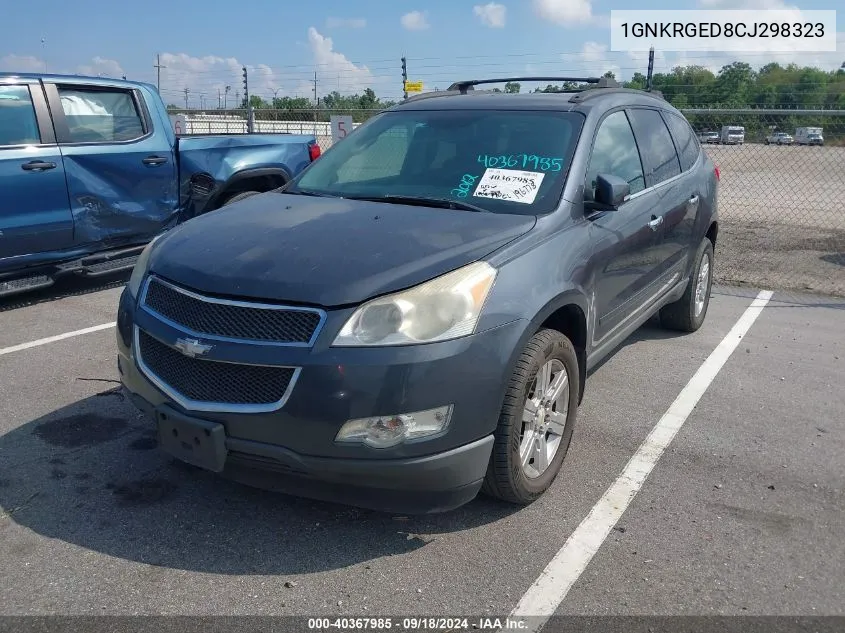 2012 Chevrolet Traverse 1Lt VIN: 1GNKRGED8CJ298323 Lot: 40367985