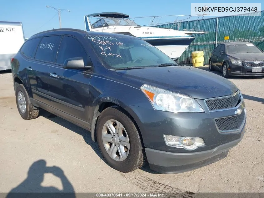 1GNKVFED9CJ379448 2012 Chevrolet Traverse Ls