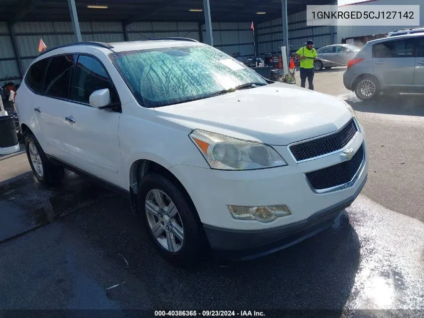 2012 Chevrolet Traverse 1Lt VIN: 1GNKRGED5CJ127142 Lot: 40386365