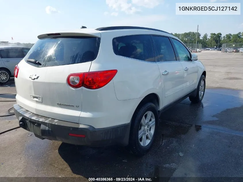 1GNKRGED5CJ127142 2012 Chevrolet Traverse 1Lt