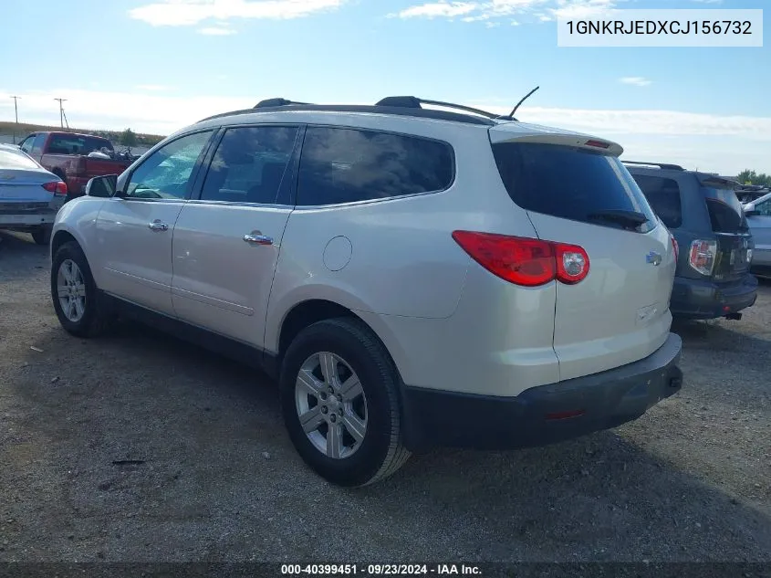 1GNKRJEDXCJ156732 2012 Chevrolet Traverse 2Lt