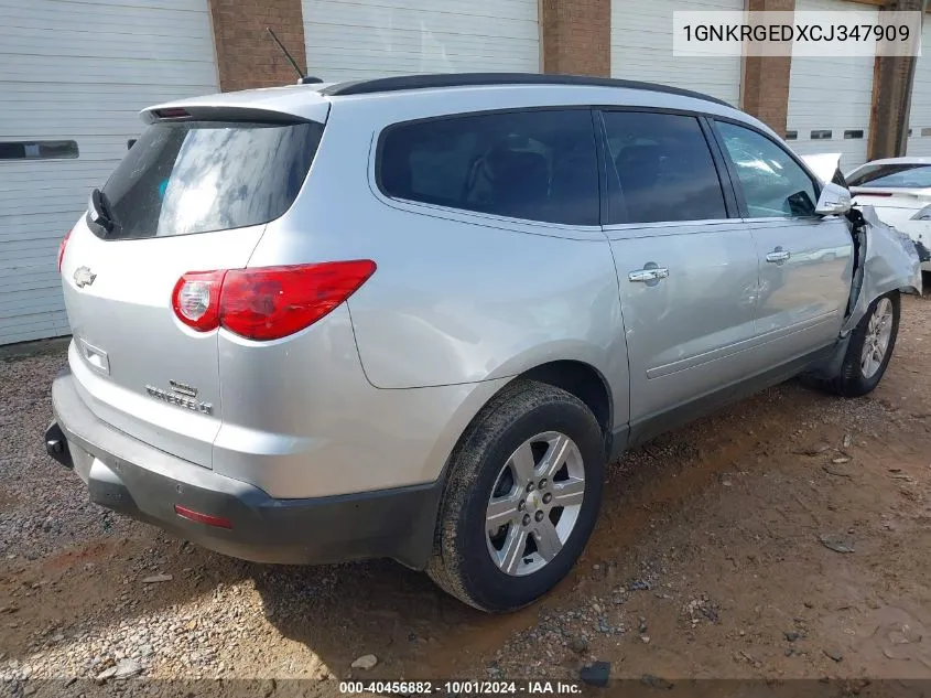 2012 Chevrolet Traverse Lt VIN: 1GNKRGEDXCJ347909 Lot: 40456882