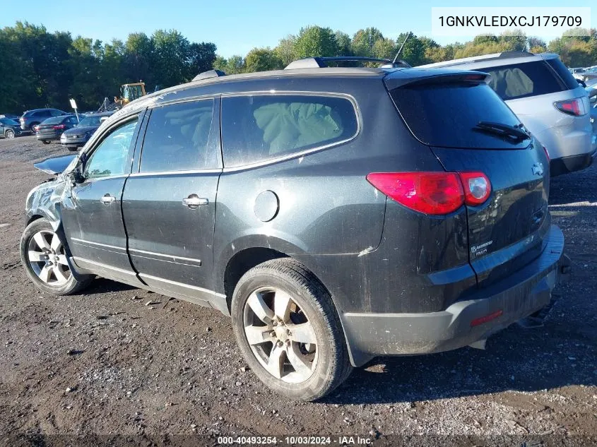 2012 Chevrolet Traverse Ltz VIN: 1GNKVLEDXCJ179709 Lot: 40493254