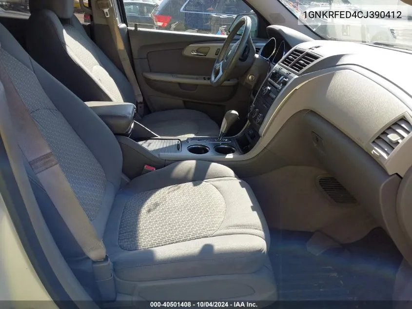 1GNKRFED4CJ390412 2012 Chevrolet Traverse Ls