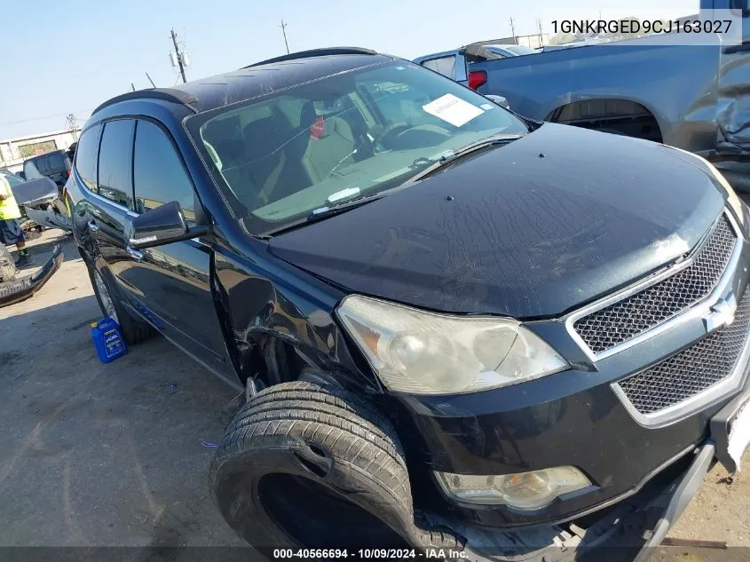 2012 Chevrolet Traverse 1Lt VIN: 1GNKRGED9CJ163027 Lot: 40566694