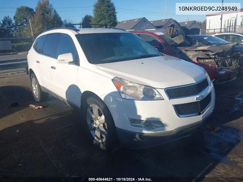 2012 Chevrolet Traverse 1Lt VIN: 1GNKRGED9CJ248949 Lot: 40644621