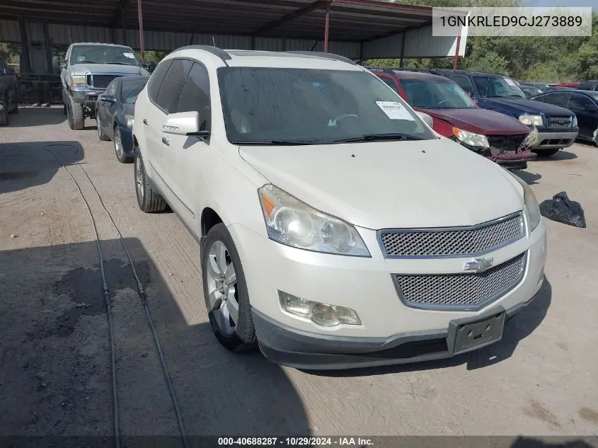 2012 Chevrolet Traverse Ltz VIN: 1GNKRLED9CJ273889 Lot: 40688287